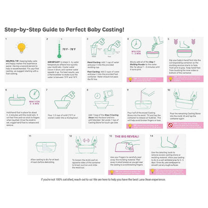Baby Hand and Foot Casting Kit 2pc